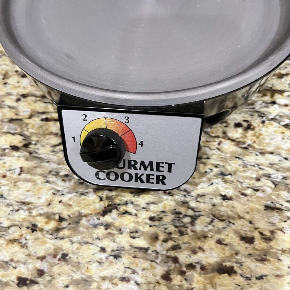 Kitchen Craft Americraft 6 Qt Saucepan Stainless Elec. Slow Cooker Base Lid - Picture 15 of 16